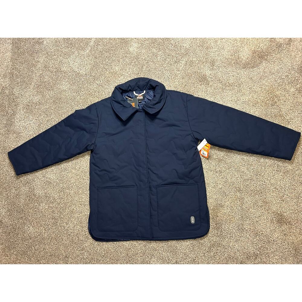 Macy's Bass Outdoor Women's Quilted Long-Sleeve Jacket Navy Blue  - Size Small
